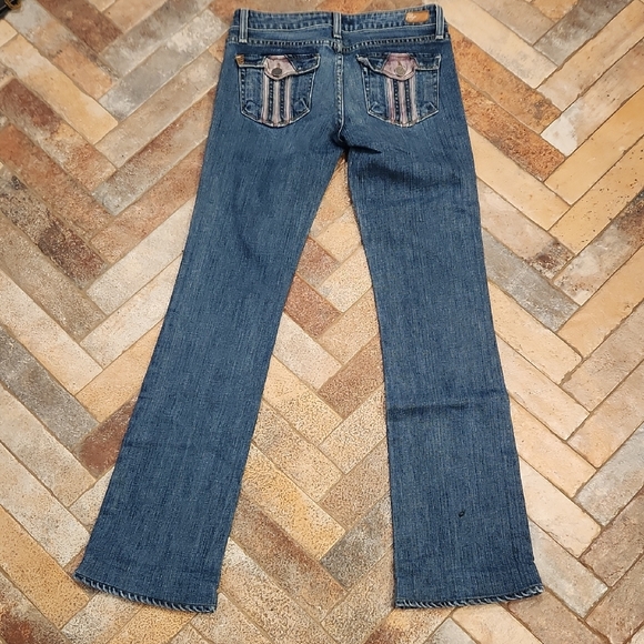 PAIGE Blue Flare Jeans - Picture 2 of 10